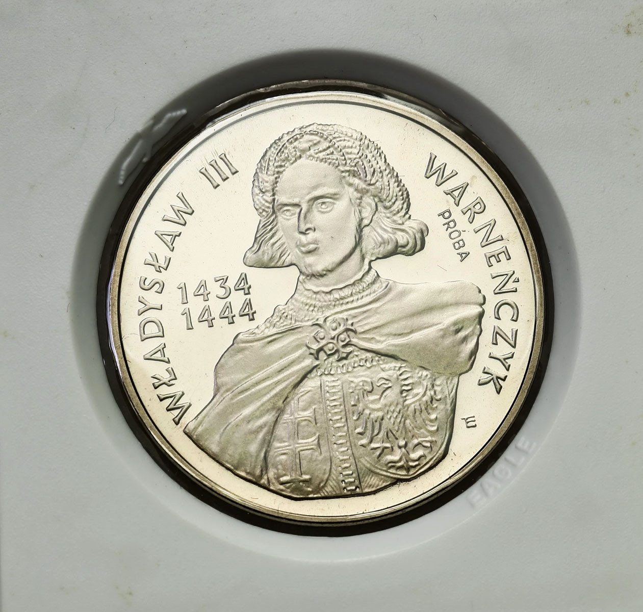 III RP. PRÓBA Nikiel 200 000 złotych 1992 – Władysław Warneńczyk - półpostać